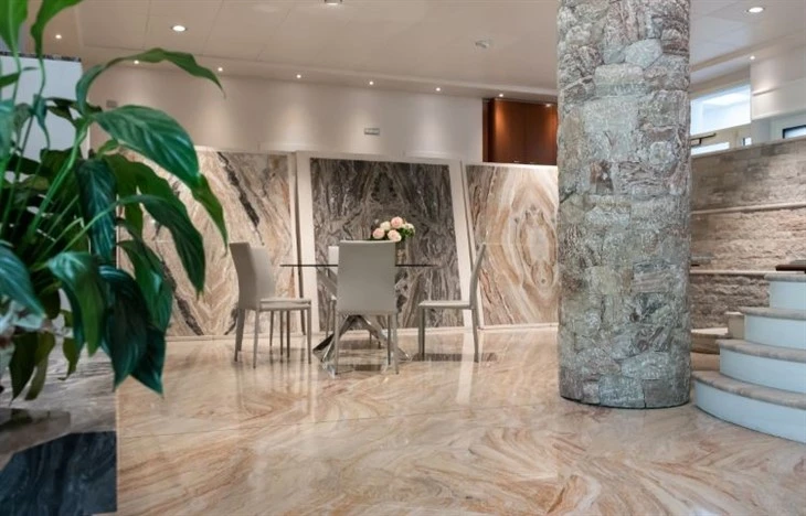 Arabescato Orobico Rosso Marble Flooring Walls